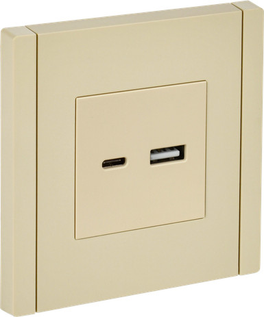 Розетка IEK Forte&Piano FP-U22-D31-K10 (ваниль)