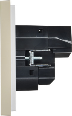 Розетка IEK Forte&Piano FP-R14-16-U21-D31-K10 (ваниль) — фото 3