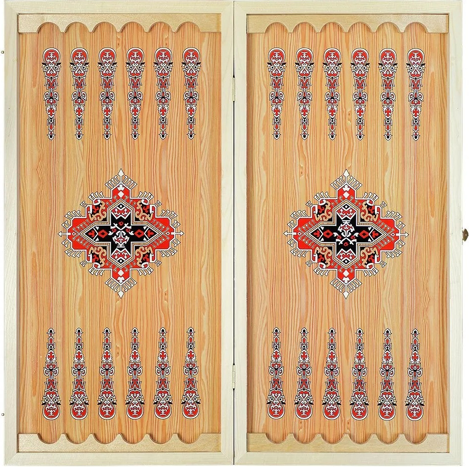 Набор настольных игр Partida Сирия Волк 2 средние Нарды, шашки / rasvolk250 — фото 5
