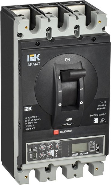 Выключатель автоматический IEK Armat AR-MCCB-3H-050-0400A-ELPC — фото 1