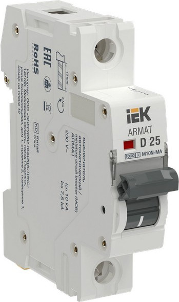 Выключатель автоматический IEK Armat AR-M10N-MA-1-D025