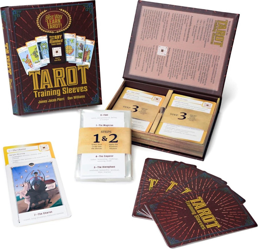Гадальные карты Schiffer Publishing Tarot Training Sleeves Learning Kit / SP120 — фото 2