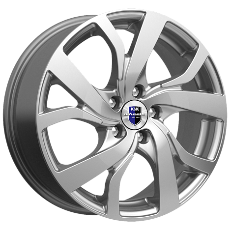 Литой диск K&K Палермо 16x6.5" 5x105мм DIA 56.6мм ET 39мм Дарк платинум