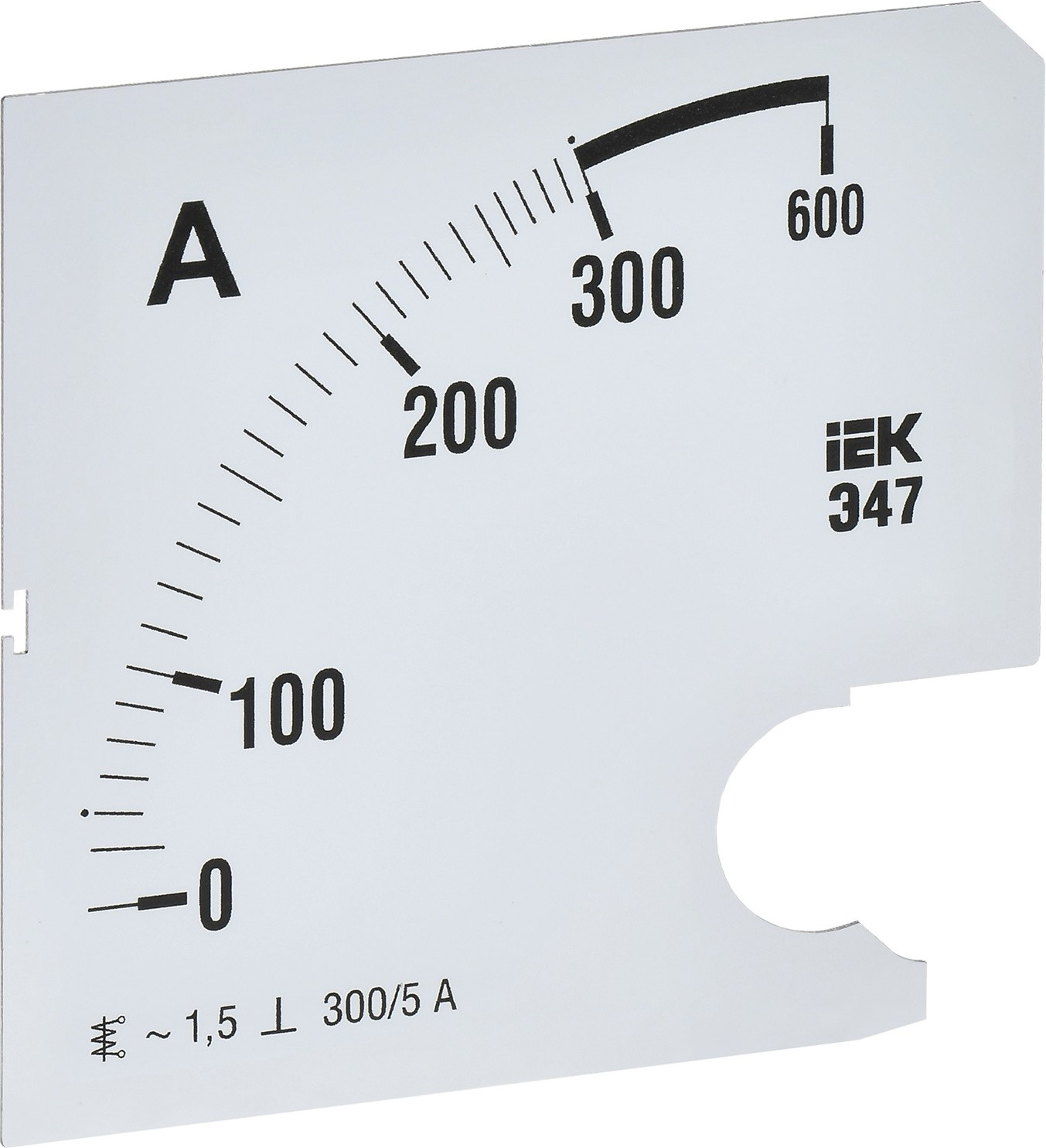 Шкала для амперметра IEK IPA20D-SC-0300