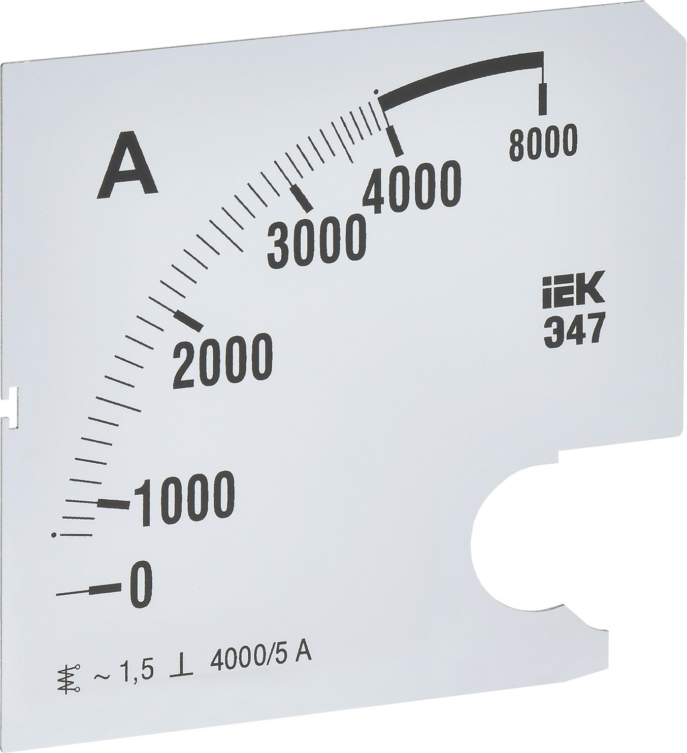 Шкала для амперметра IEK IPA20D-SC-4000