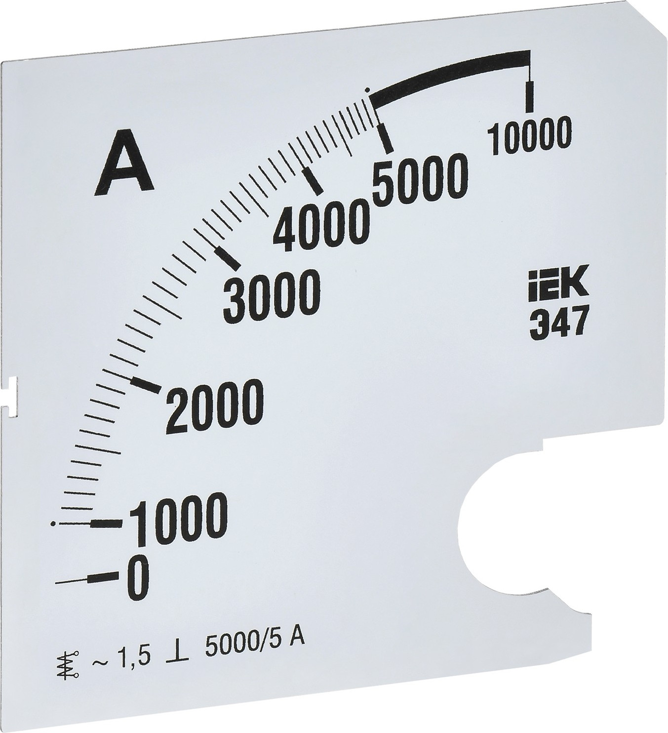 Шкала для амперметра IEK IPA20D-SC-5000