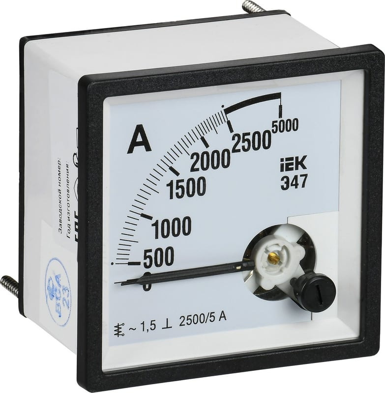 Амперметр IEK IPA10-6-2500-E