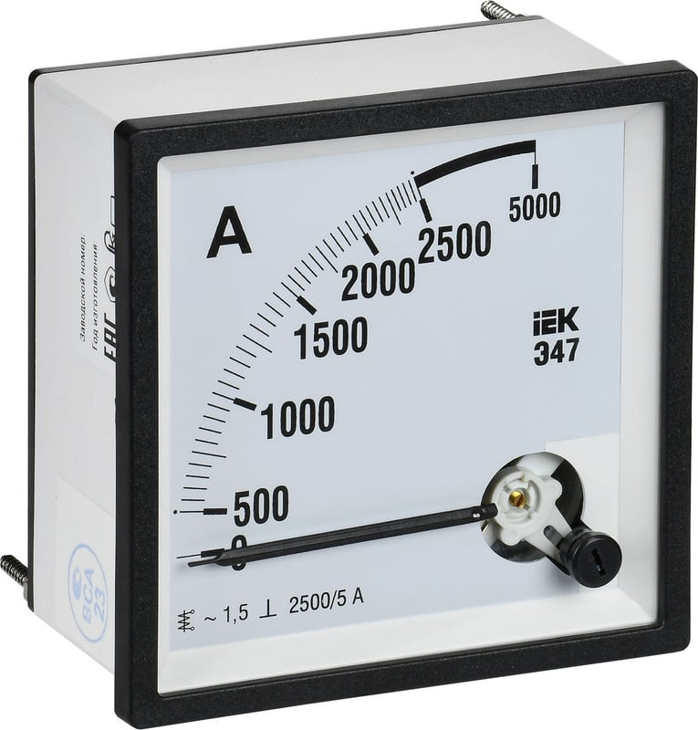 Амперметр IEK IPA20-6-2500-E