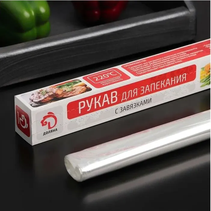Рукав для запекания Доляна XXL / 965094 (с завязками) — фото 2