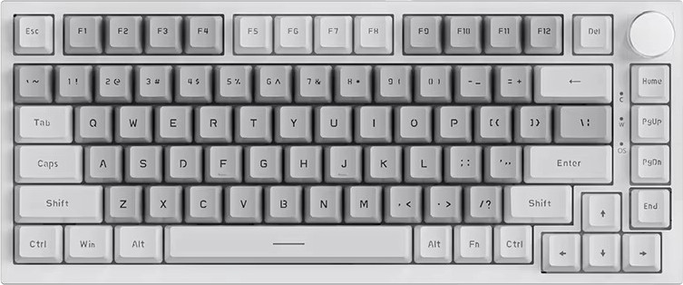 Клавиатура Ajazz AK820 (белый/серый)