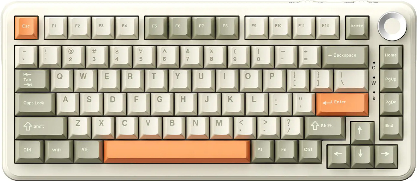 Клавиатура Ajazz AK820 MAX Plus (ретро)