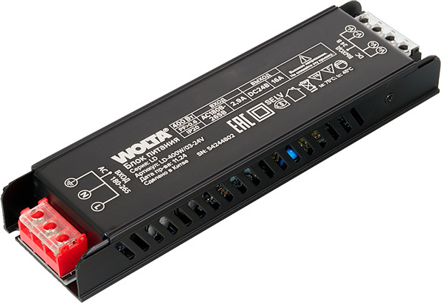 Блок питания для светодиодной ленты Wolta LD-400W/03-24V