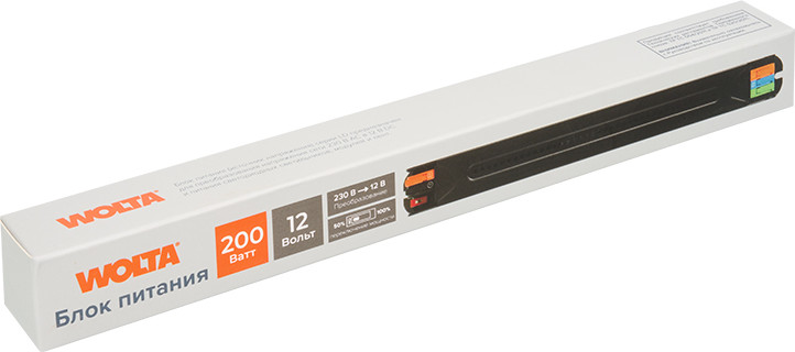 Блок питания для светодиодной ленты Wolta LD-200W/03-12V — фото 3