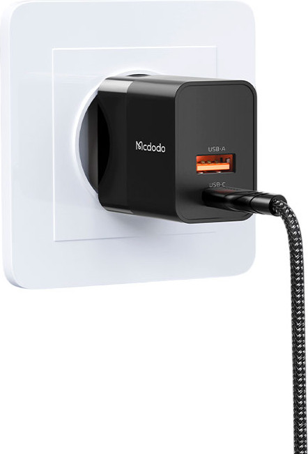 Зарядное устройство сетевое McDodo CH-1951 1C+1A Fast Charger — фото 5