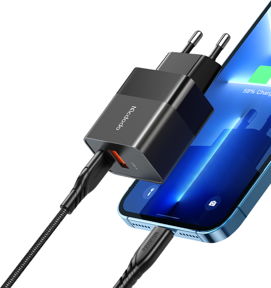 Зарядное устройство сетевое McDodo CH-1951 1C+1A Fast Charger — фото 4