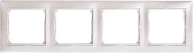Рамка для выключателей и розеток Legrand Valena DIY / 694381 (жемчужный)