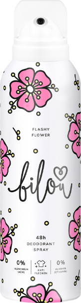 Дезодорант-спрей Bilou Flashy Flower (150мл)