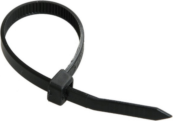 Стяжка для кабеля IEK UHH32-D088-400-100 (100шт, черный)