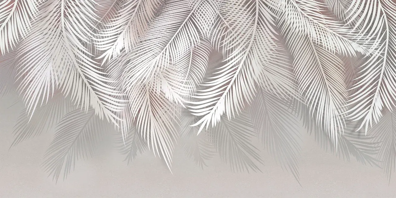 Фотообои листовые Citydecor Пальмовые листья 85 (300x150см)