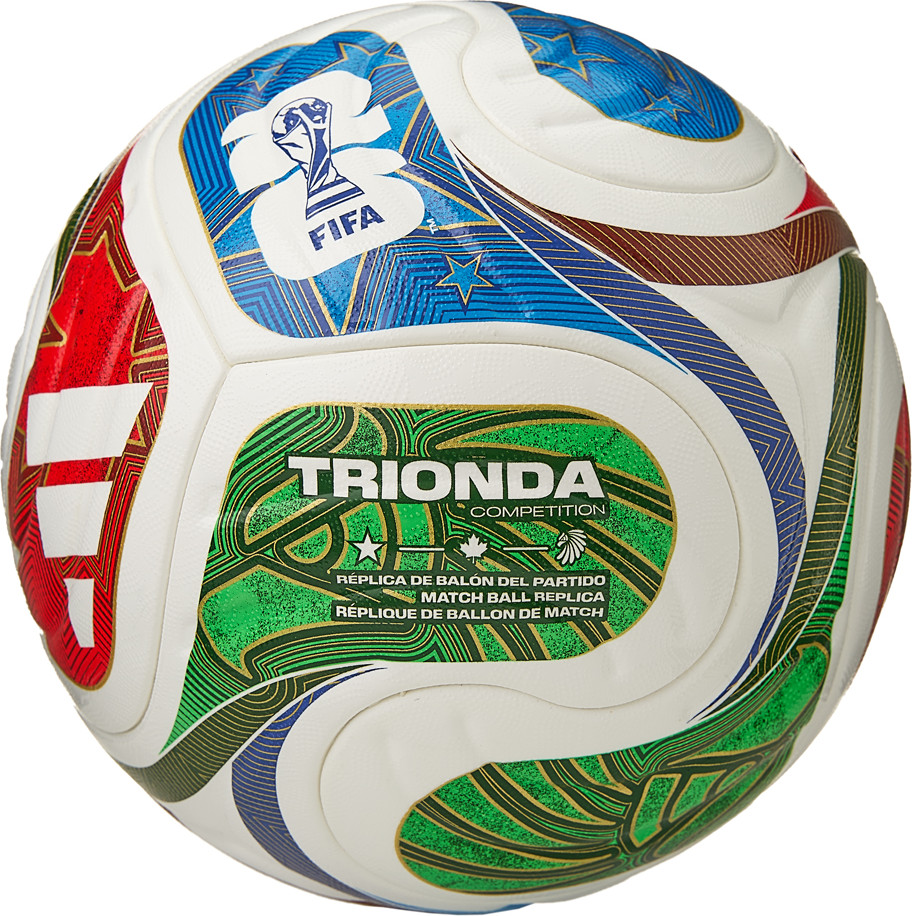 Футбольный мяч Adidas WC26 Trionda Competition JD8031 (размер 4, мультиколор) — фото 5