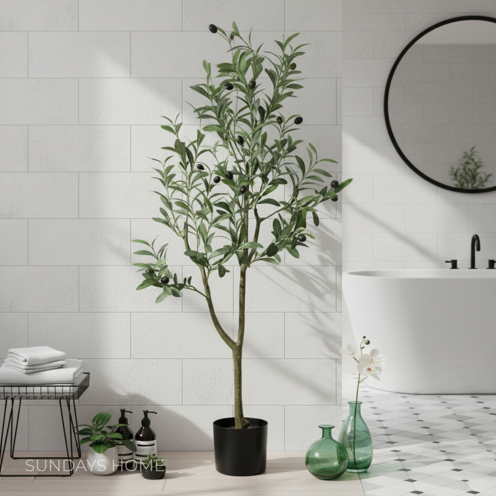 Искусственное растение Sundays Home Оливковое дерево / BC10110 (120см) — фото 3