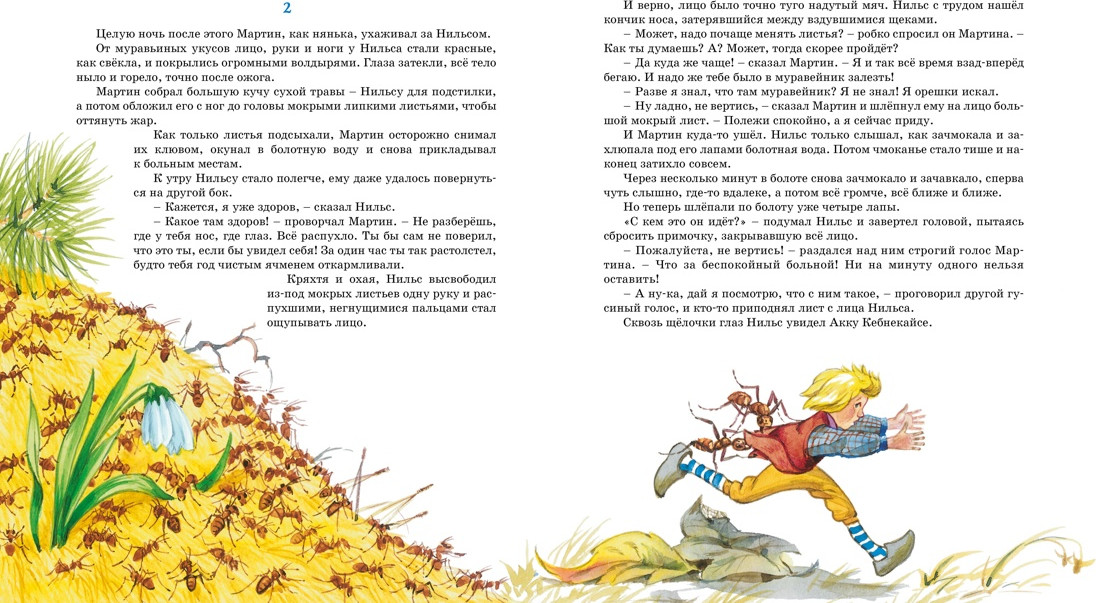 Художественная книга Махаон Чудесное путешествие Нильса с дикими гусями (Лагерлеф С. 9785389304666) — фото 6