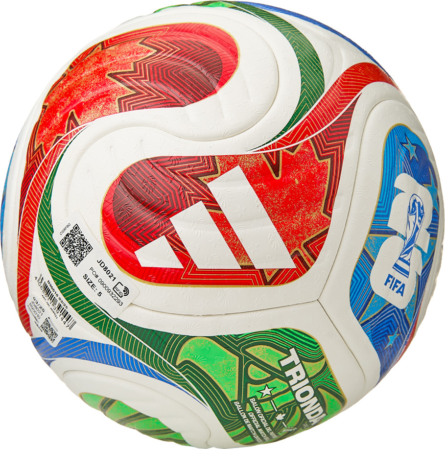 Футбольный мяч Adidas WC26 Trionda Pro JD8021 (размер 5, мультиколор)
