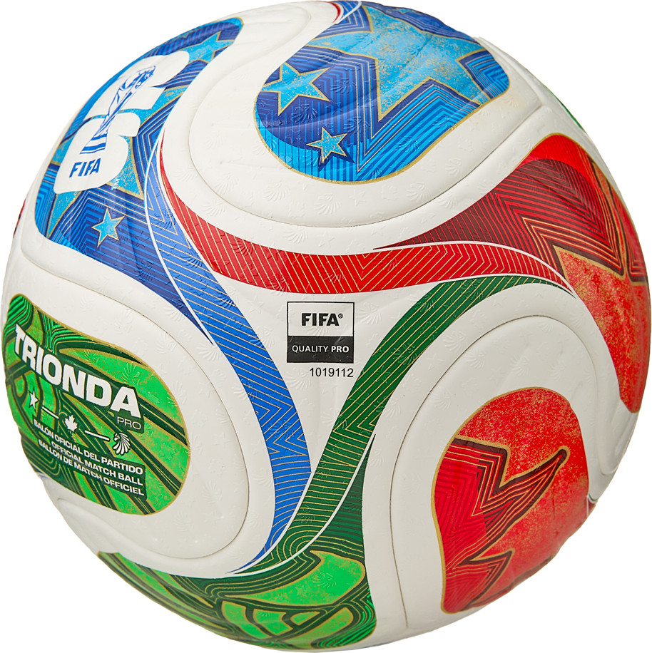 Футбольный мяч Adidas WC26 Trionda Pro JD8021 (размер 5, мультиколор) — фото 4