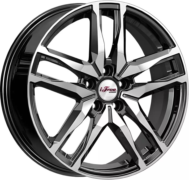 Литой диск iFree Бомбей 18x6.5" 5x114.3мм DIA 67.1мм ET 42мм Блэк джек