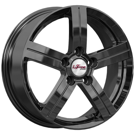 Литой диск iFree Оруэлл 16x6" 5x114.3мм DIA 67.1мм ET 48мм BK