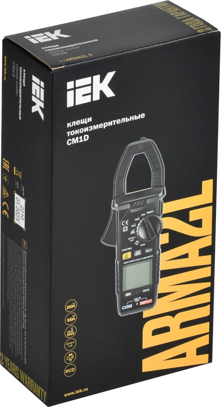 Клещи токоизмерительные IEK ARMA2L 5 CM1D / A2L5-CM14-01 — фото 2