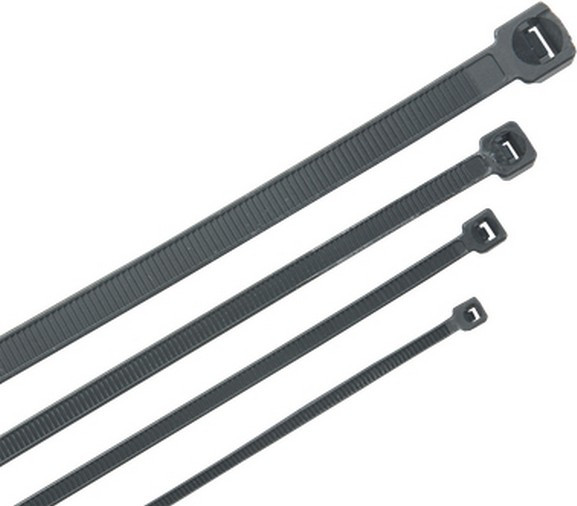 Стяжка для кабеля IEK UHH33-D076-380-100-K02 (100шт, черный)