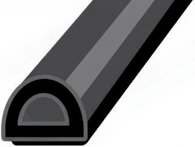 Уплотнитель Profitrast SD-54 12x10мм (6м, черный)