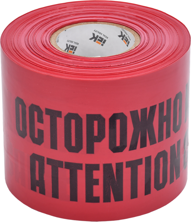 Лента сигнальная IEK Осторожно кабель UST20-100-450-200-K04 — фото 2