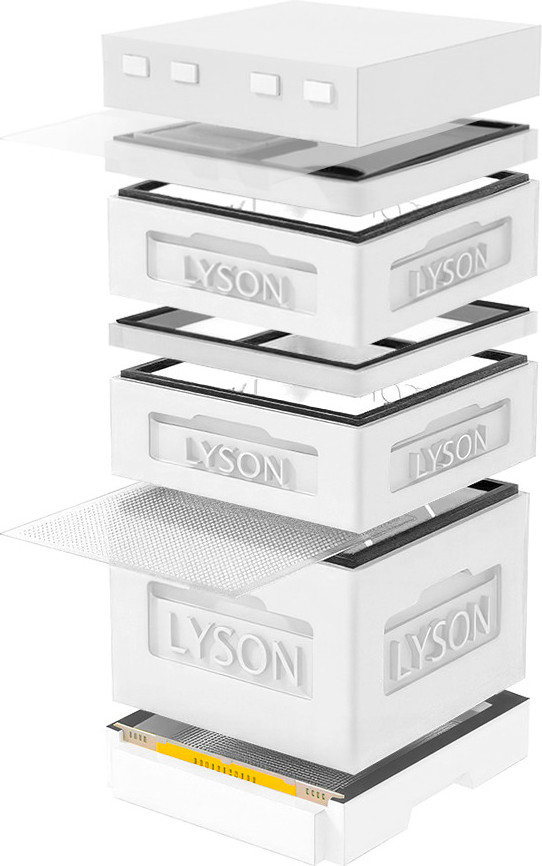 Улей Lyson Дадан На 12 Рамок / K123W (неокрашенный)
