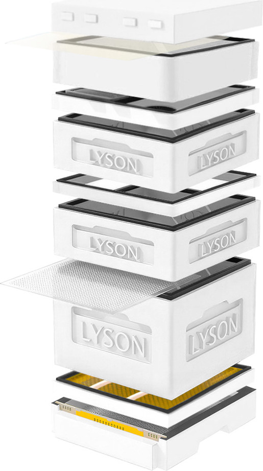 Улей Lyson Дадан На 12 Рамок / K125W (неокрашенный)