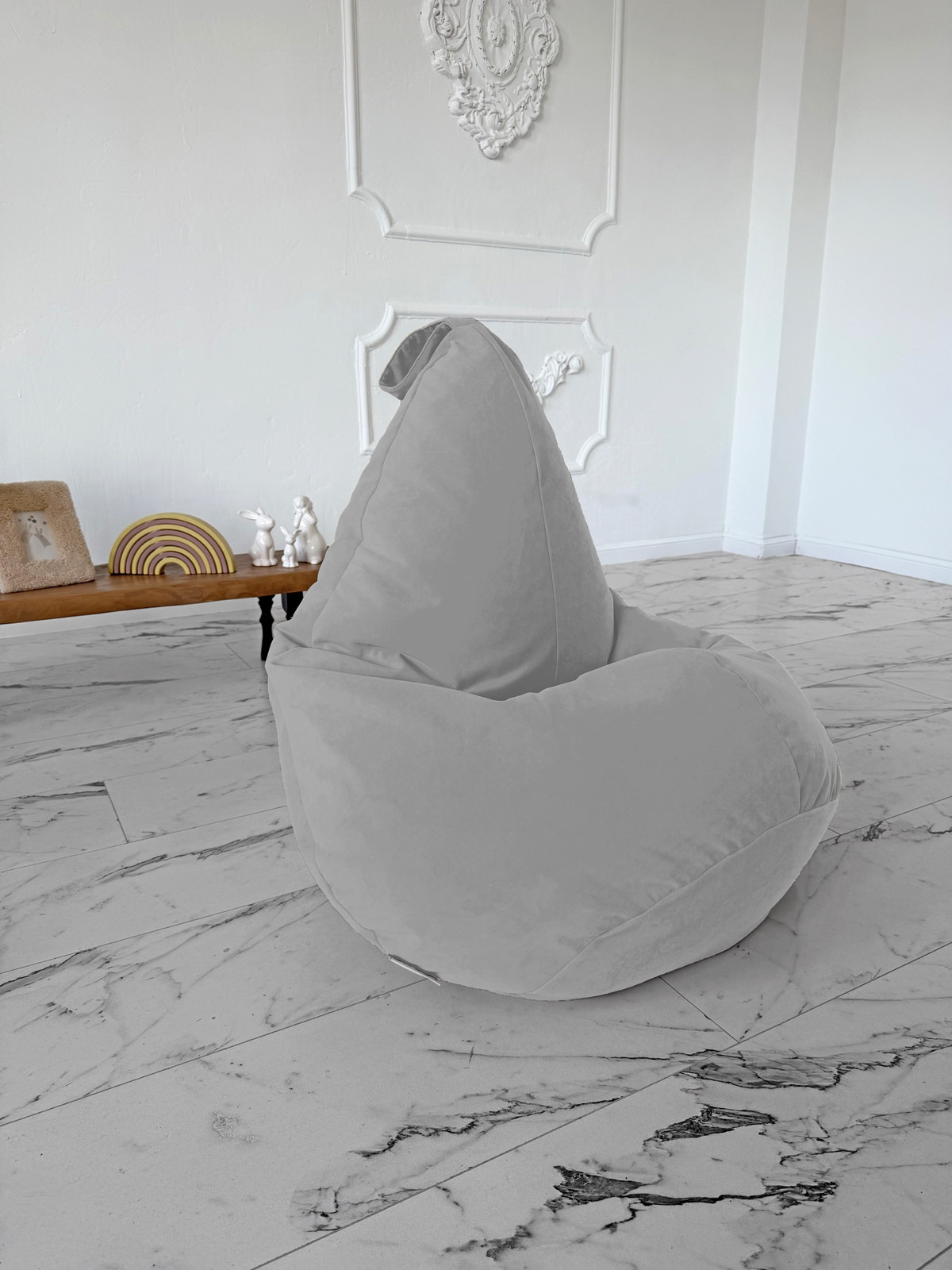 Кресло-мешок Flagman Груша Софт 130x85 XXL GXL.5-334 (Naomi 22 велюр) — фото 4