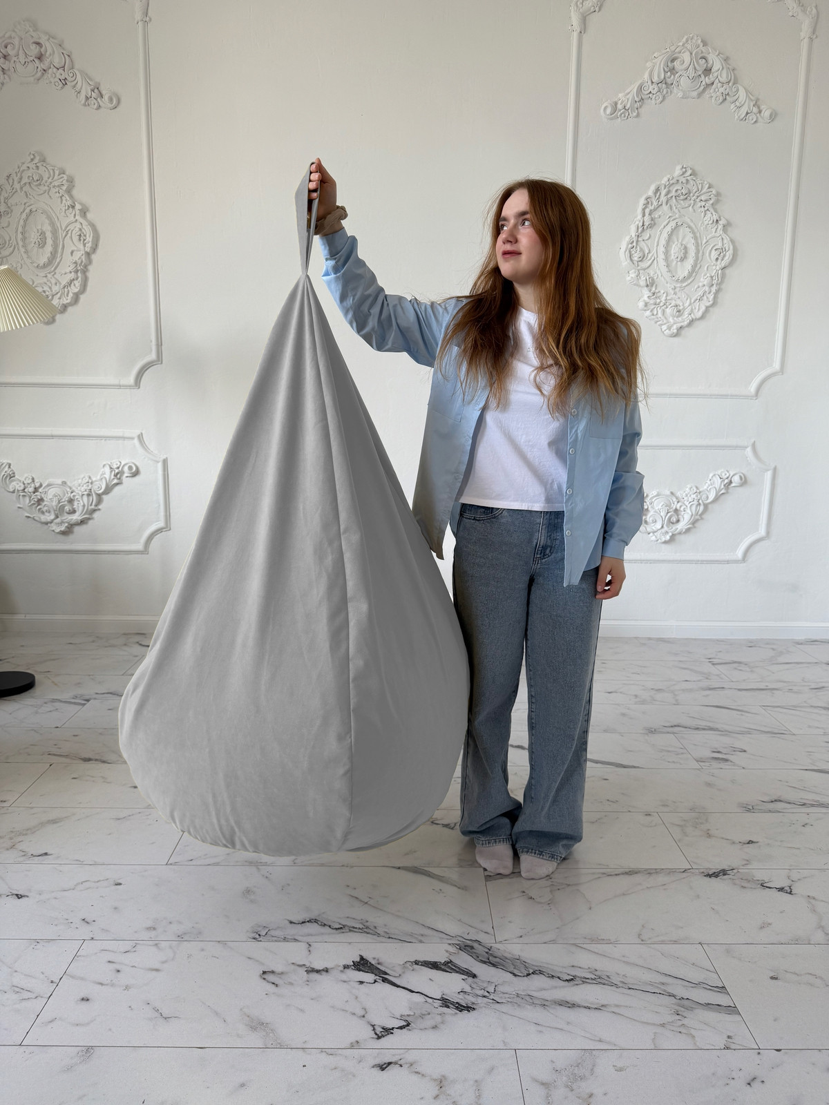 Кресло-мешок Flagman Груша Софт 130x85 XXL GXL.5-334 (Naomi 22 велюр) — фото 6