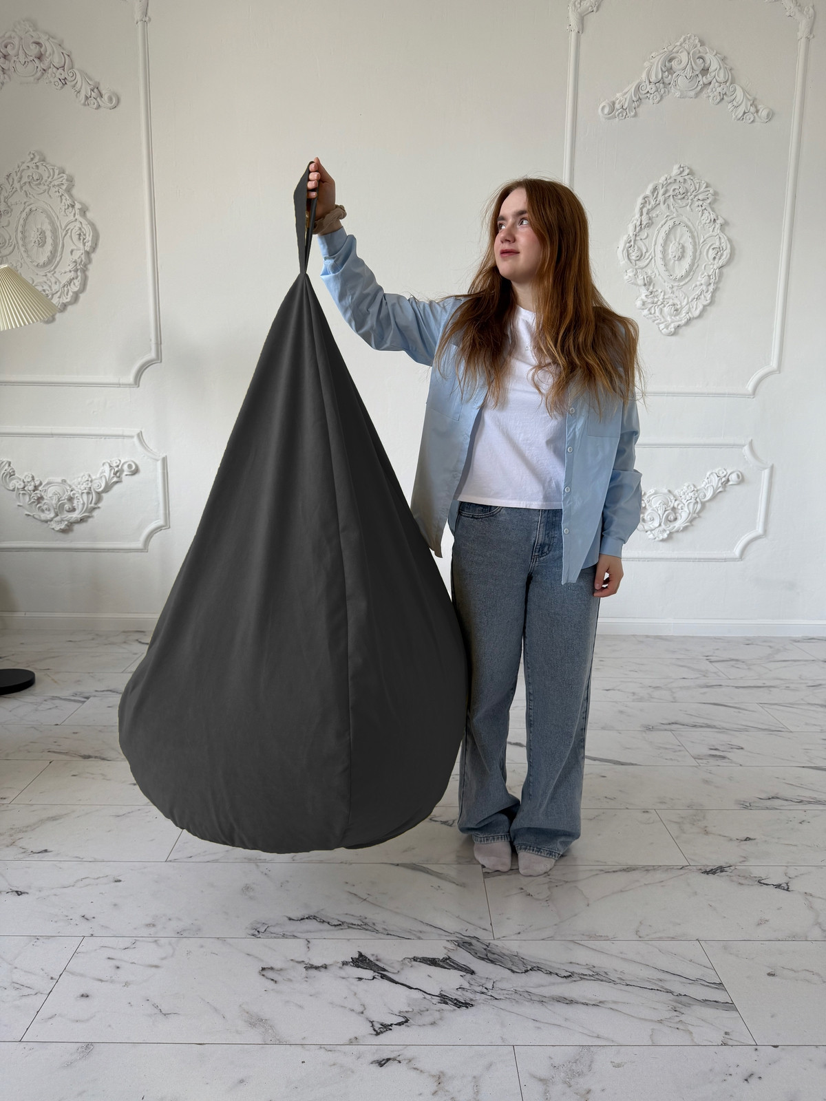 Кресло-мешок Flagman Груша Софт 130x85 XXL GXL.5-338 (Naomi 26 велюр) — фото 6