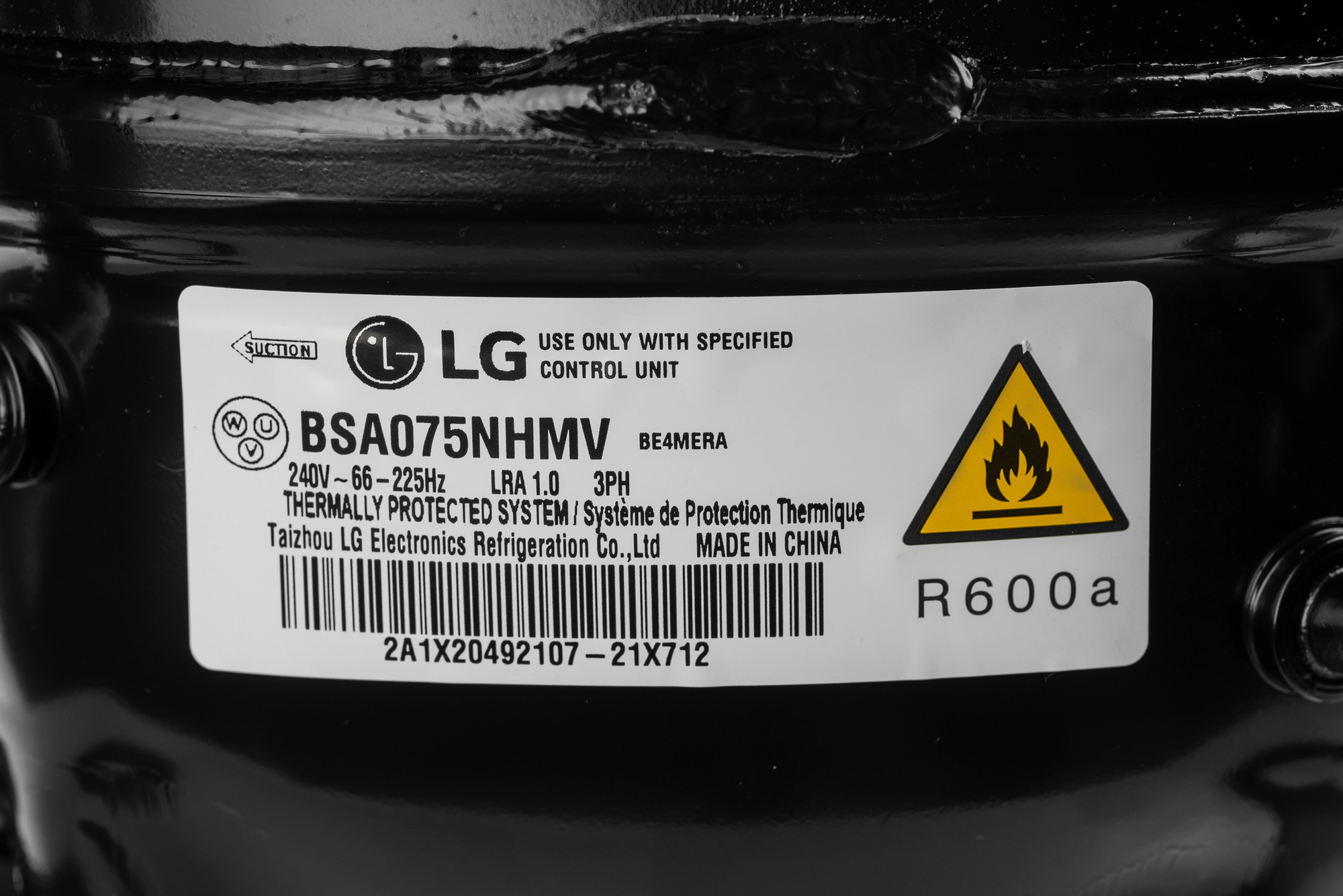 Компрессор для холодильника LG TCA36791548 — фото 3