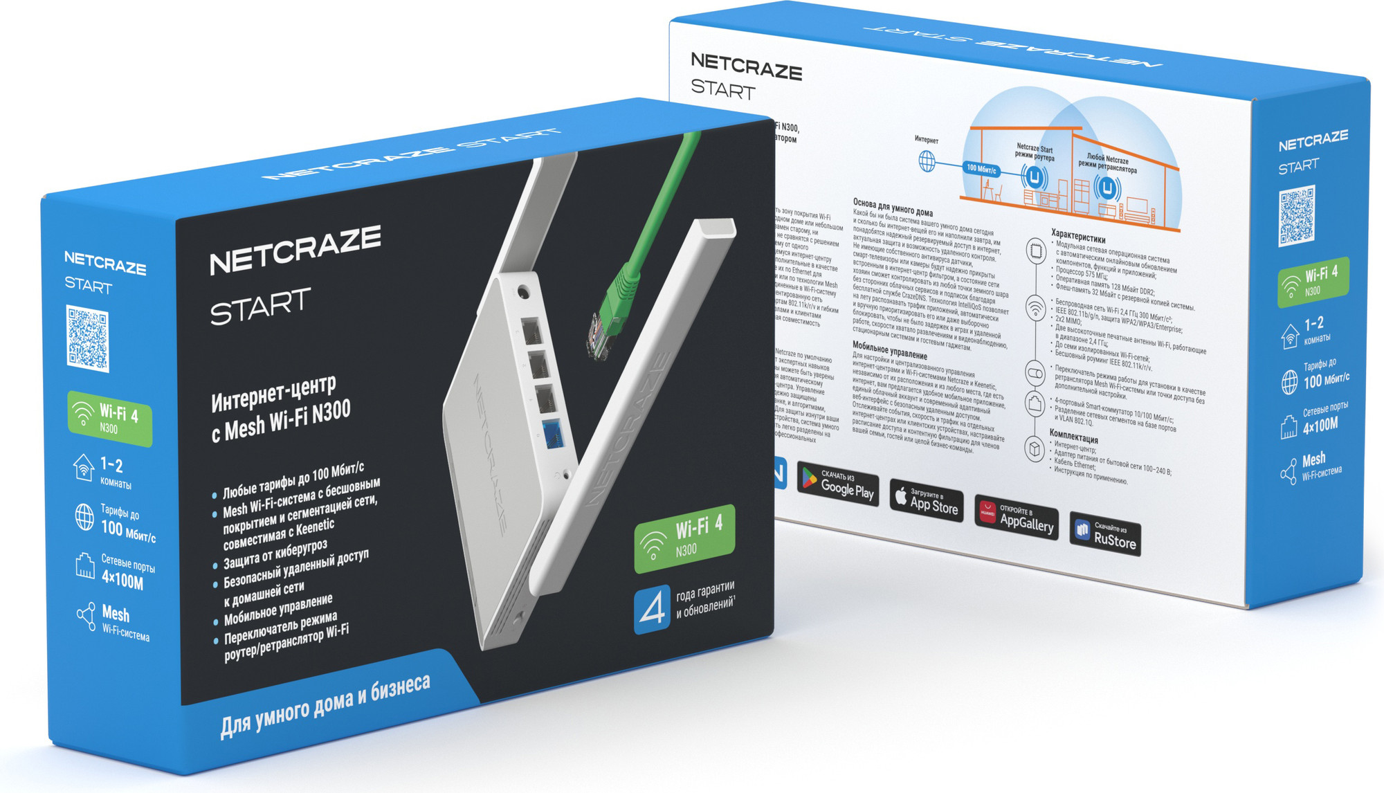 Беспроводной маршрутизатор Netcraze Start NC-1112 — фото 6