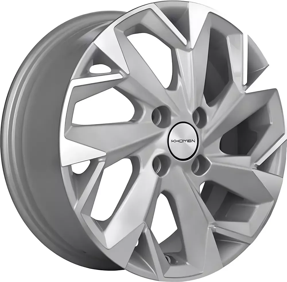 Литой диск Khomen KHW1402 14x5.5" 4x98мм DIA 58.5мм ET 35мм F-Silver-FP