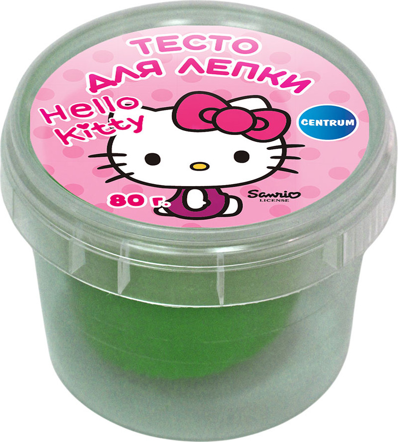 Набор для лепки Centrum Тесто. Hello Kitty / 77946 (светло-зеленый)