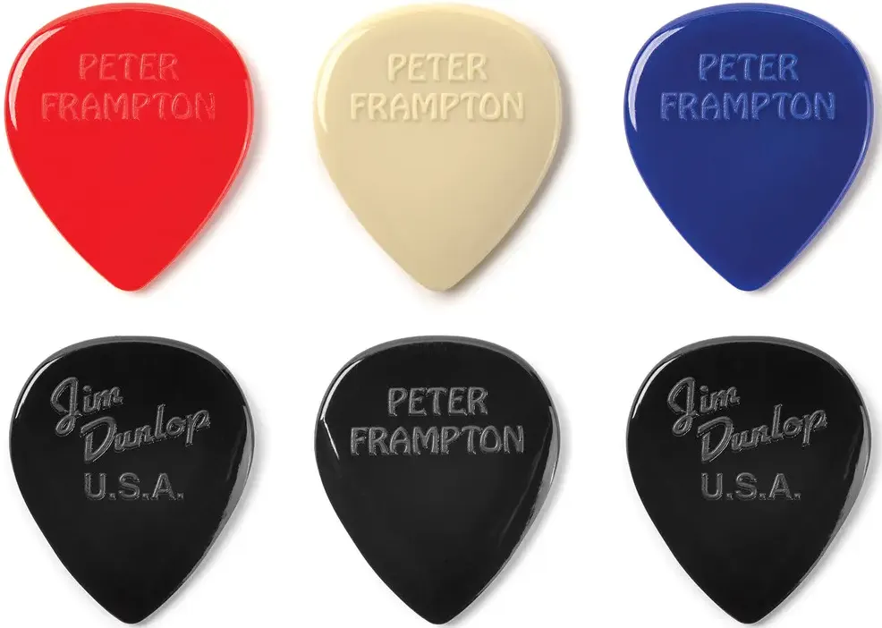 Набор медиаторов Dunlop Manufacturing Peter Frampton Vintage Jazz Teardrop PF599P — фото 3