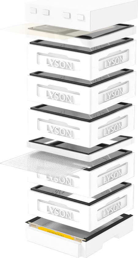 Улей Lyson Дадан На 12 Рамок / K129W (неокрашенный)