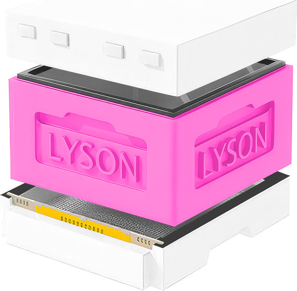 Улей Lyson Дадан На 12 Рамок / KR121PW (розовый/неокрашенный)
