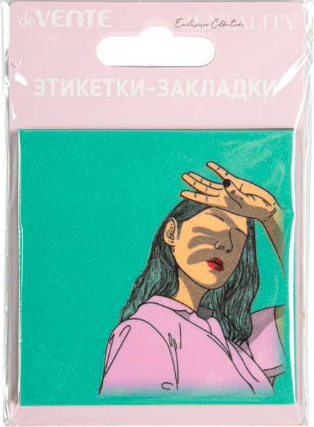 Блок для записей deVente Mentality Sparkle / 2011438 (голубой)
