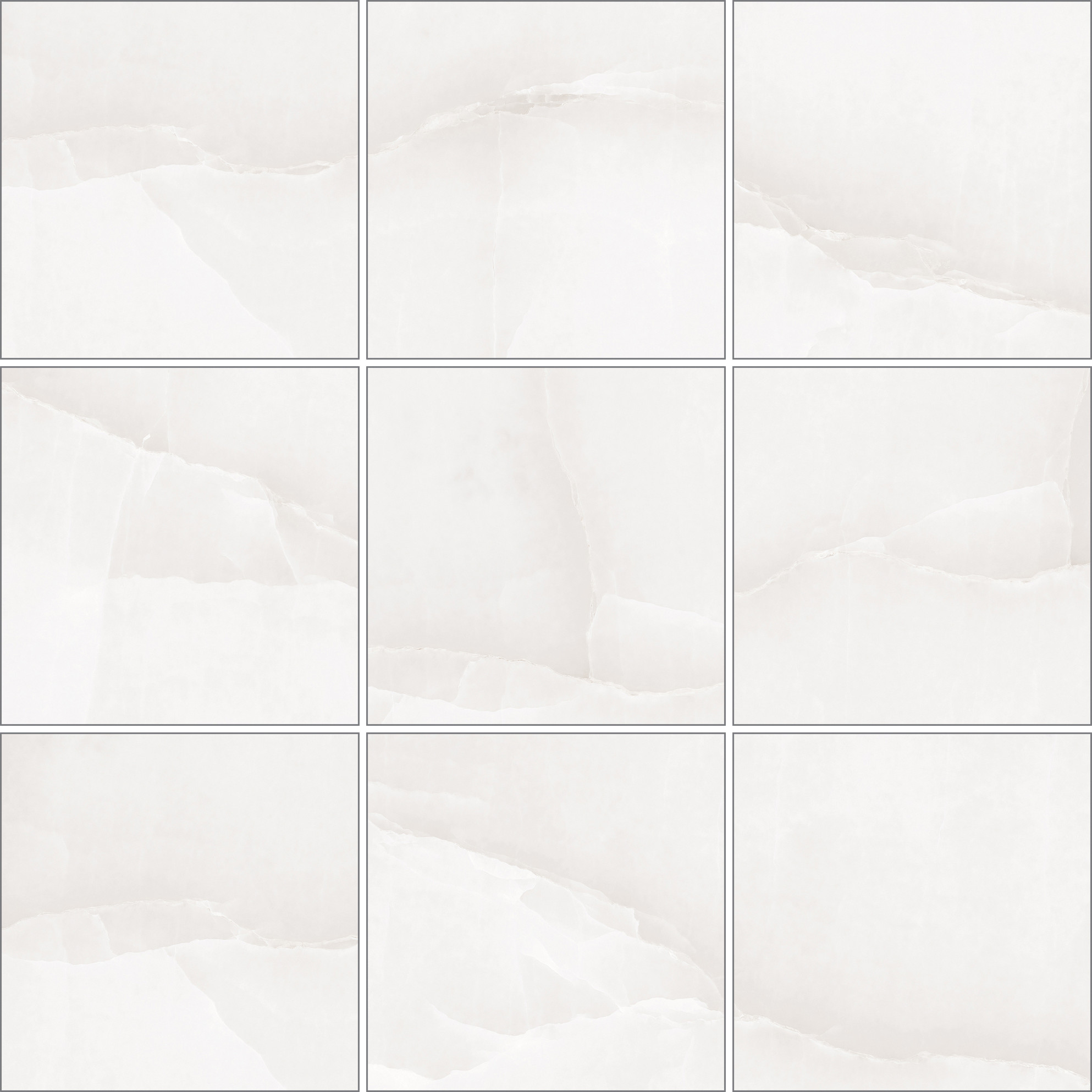 Плитка Netto Gres Onyx White Matt (600x600) — фото 2