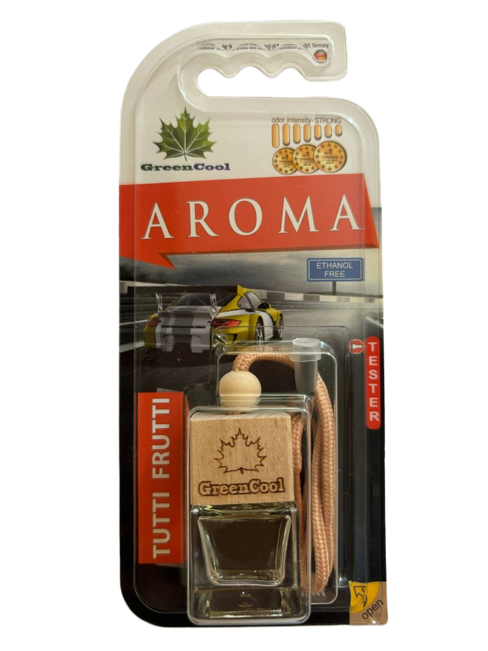 Ароматизатор автомобильный GreenCool Aroma Tutti Frutti / GC3689 (6мл)