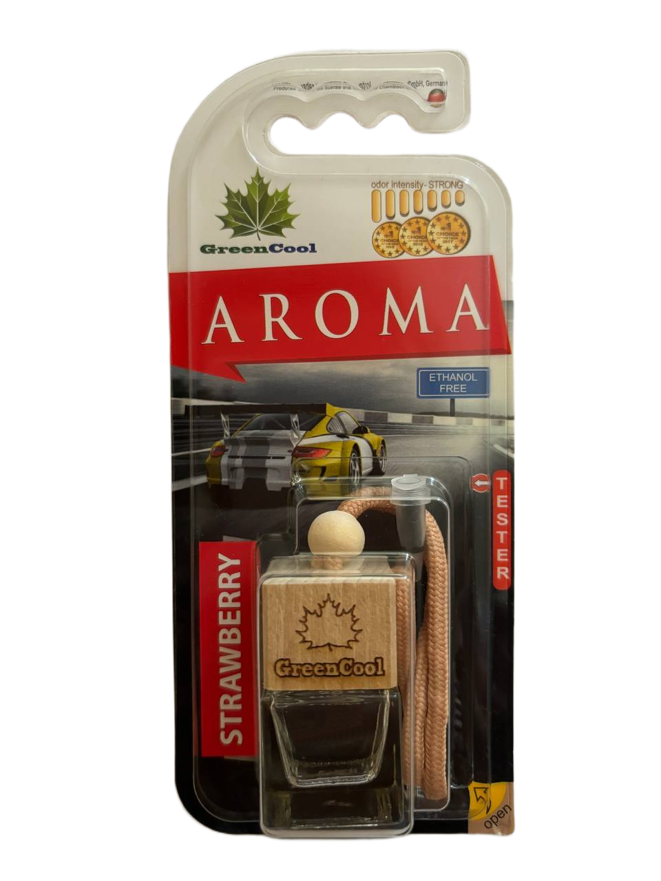 Ароматизатор автомобильный GreenCool Aroma Strawberry / GC3719 (6мл)